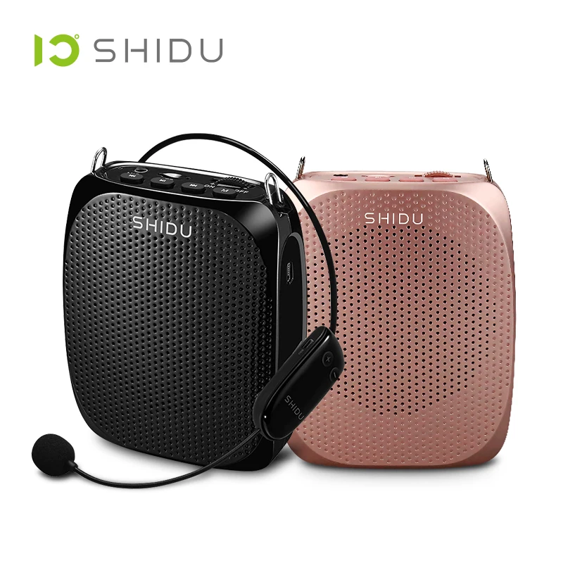 SHIDU-Amplificador de voz S615 para profesores, minialtavoz de Audio Ultra  portátil con micrófono UHF inalámbrico, 10W, para Yoga, Tourrist -  AliExpress