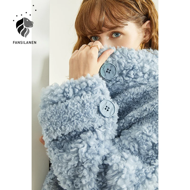FANSILANEN Lamb Fur double-faced fur coat Women