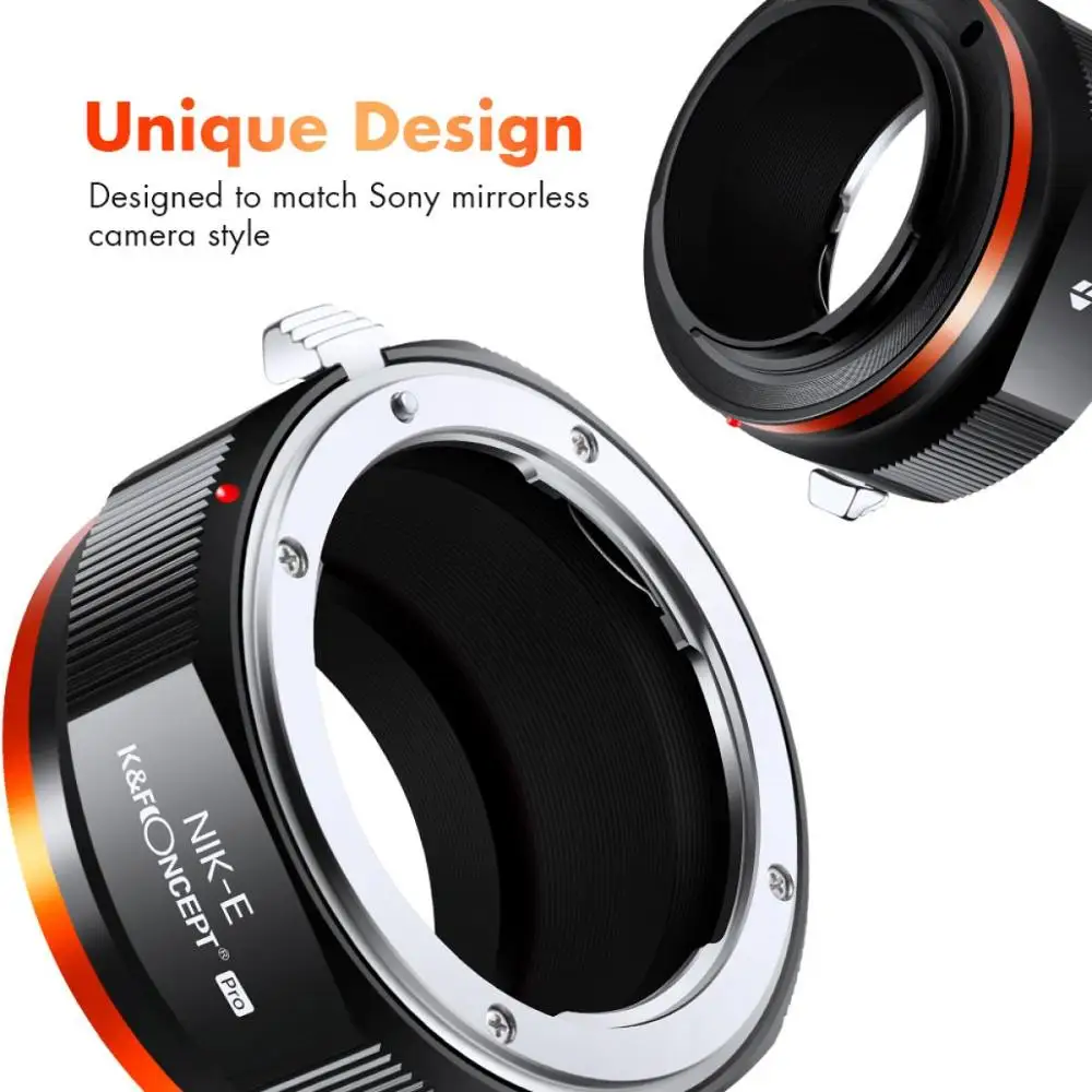 Lente para Montagem de Lentes do Nikon Adaptador para Sony Adaptador de Lente de Câmera e Adaptador Lente Câmera e ai Nex de - Image 3