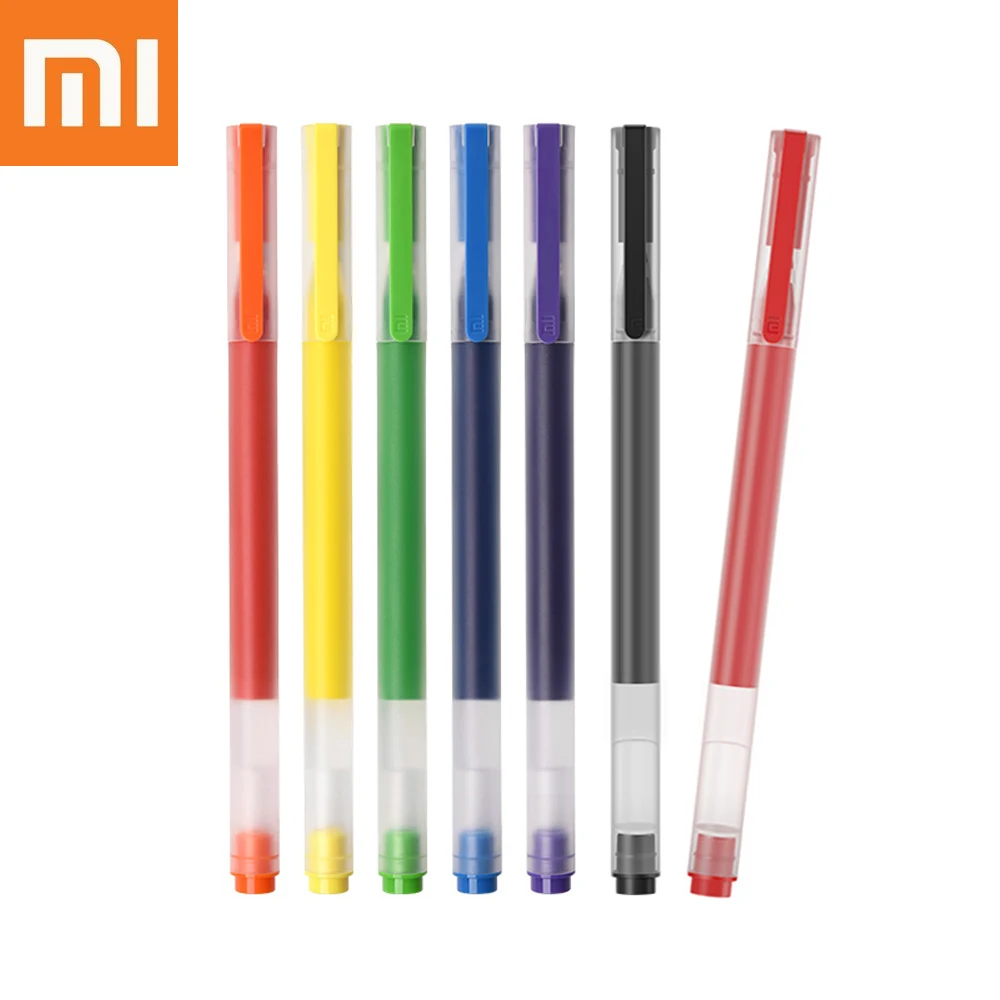 Xiaomi Mijia суперпрочная цветная ручка для письма Mi Pen 0 5 мм гелевая ручки школы офиса