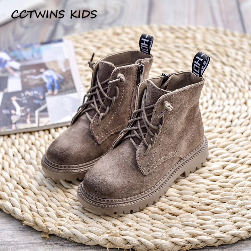 Thin Gray CCTWINS/детская обувь; коллекция года; зимняя модная теплая обувь для маленьких девочек; Детские ботильоны Genuin Leatjer; брендовые Ботинки martin для мальчиков; MB096 - Цвет: Thin Gray