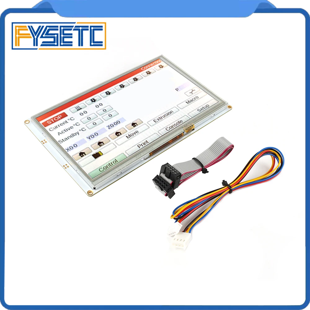 Clone Color Touch Screen Controller Painel Integrado Paneldue 5i 7i para Duetwifi Duet Ethernet - Imagem 2