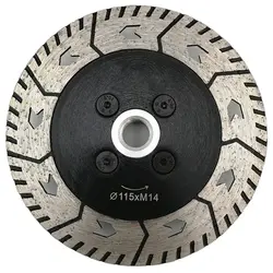 Новый 1 шт. 4,5 дюймов Алмазный двойной пилы диаметр 115 мм шлифовальный режущий диск измельчение точилка Гранит Мрамор Бетон