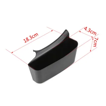 

1PC CAR Armrest storage box For Jeep Compass 2017-2019 Gear Shift Storage Box Tray ABS Black
