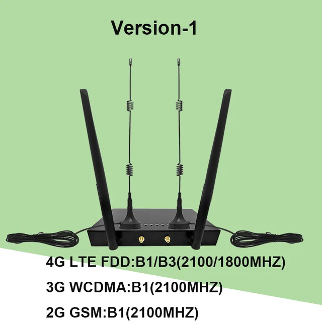 wifi signal booster KuWFi 4G WiFi 300Mbps CPE Router Với Khe Cắm Sim Modem Hỗ Trợ 32 Wifi Người Sử Dụng Bên Ngoài 4 ăng-ten Hỗ Trợ WPS WPA WPA2 mesh wifi router Wireless Routers