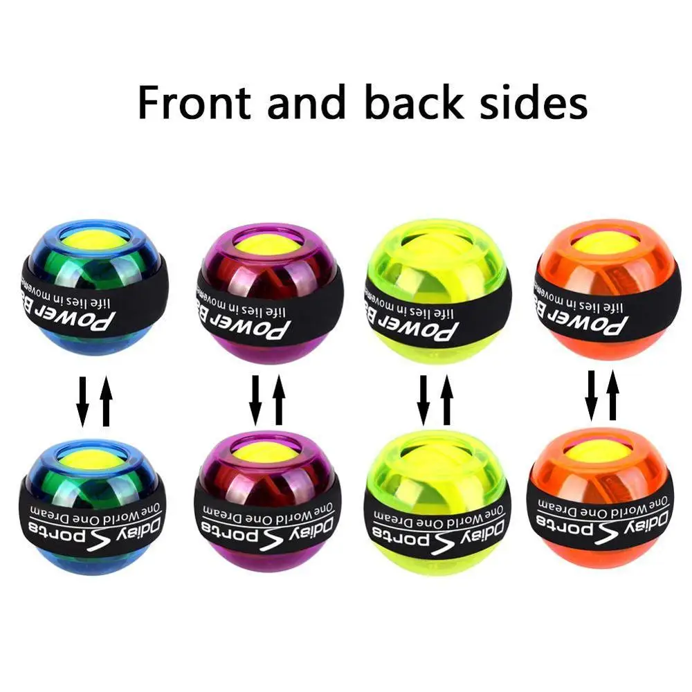 LED Wrist Ball Trainer Ontspannen Gyroscoop Bal Hoge Kwaliteit Spier Power Ball Gyro Arm Sporter Strengthener Fitness Apparatuur