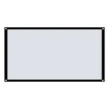 Большой 16:9 складная конструкция дома проекции Экран пленка Театр Открытый 60/72/84/100/120 дюйм головка для видеосъемки Экран для проектора