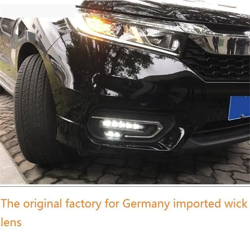 Drl Automovil Cob дневные ходовые авто лампы Автомобильные светодиодные фары передние противотуманные задние Автомобильные фары в сборе 17 для Honda Avancier - Цвет: MODEL B