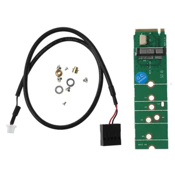 

High Speed BCM94360CD BCM94360CS2 BCM943224PCIEBT2 12+6 Pin Bluetooth WiFi Wireless Card Module to M.2 NGFF Key B+M Adapter