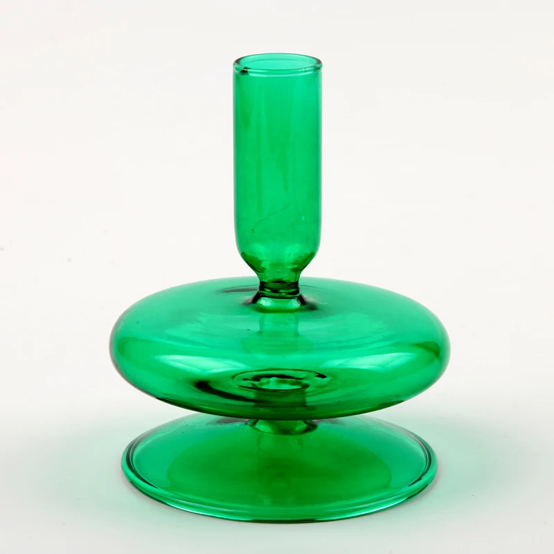 HeatResistant Crystal Glass Candle Holder Amen Crystal