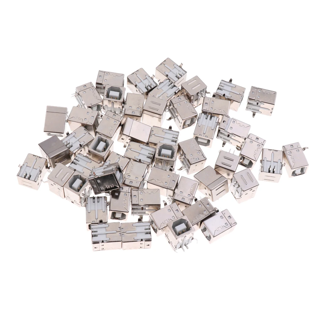 50x USB Type B Female Socket 90 Degree SMT Soldering J k Connectors