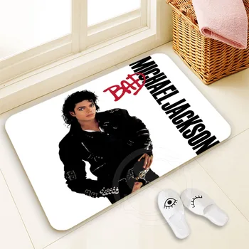 

H-P333 Custom Michael Jackson #3 Doormat Home Decor 100% Polyester Pattern Door mat Floor Mat foot pad SQ00722-@H0333