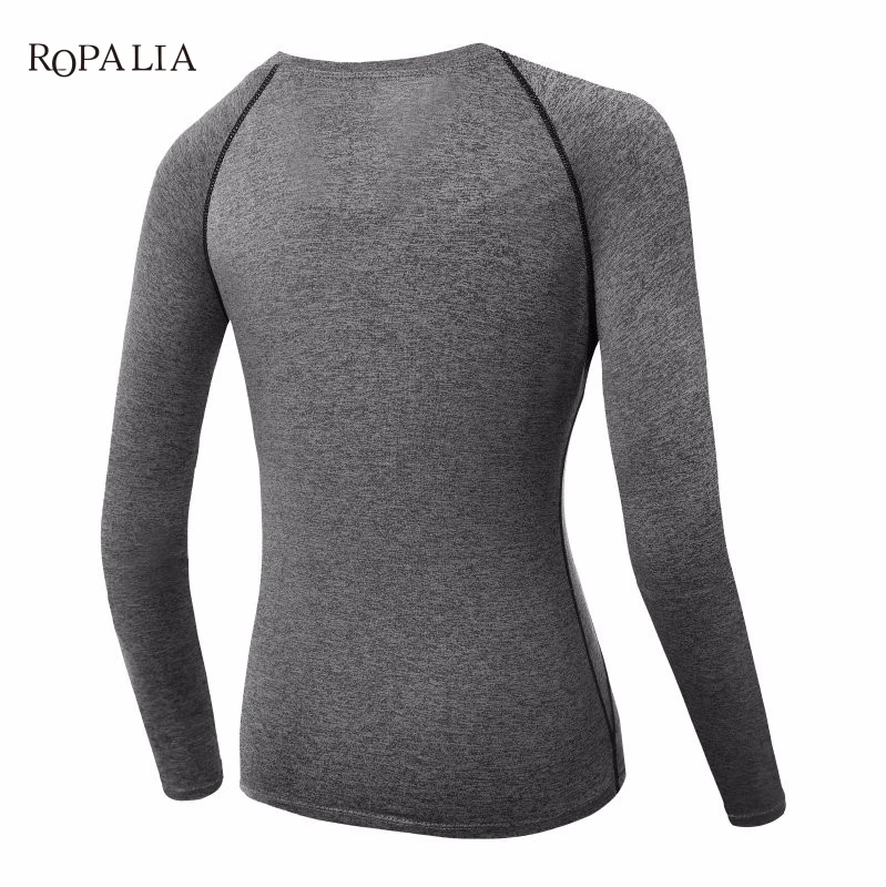 Women Compression Long Sleeve T-Shirts Casual Clothes Tights Long Sleeve Quick Dry Thermal Base Layer Tops 1