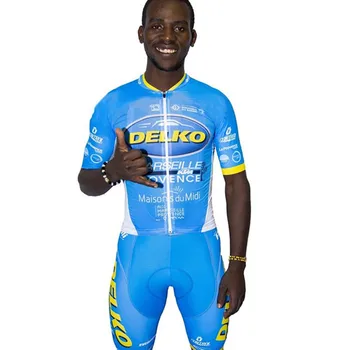

DELKO Men's cycling suits roadbike mtb jersey enduro summer bib shorts uniforme ciclismo maillot uci world team bike clothing