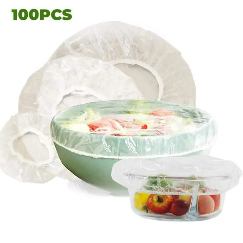 100 шт. многоразовые прочные крышки для хранения пищевых продуктов мисок