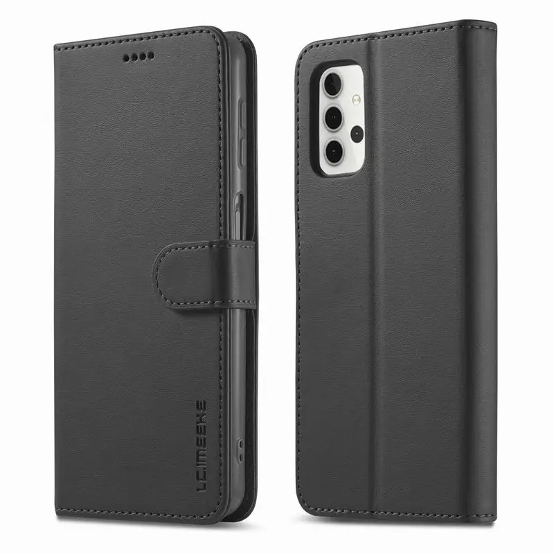 Чехол-книжка для Samsung Galaxy A32 5G кожаный с магнитной застежкой | Мобильные телефоны и