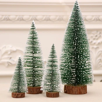 TTLIFE-arbol de navidad de árbol, Mini árbol de navidad, árbol de pino, adornos de navidad, decoración de escritorio
