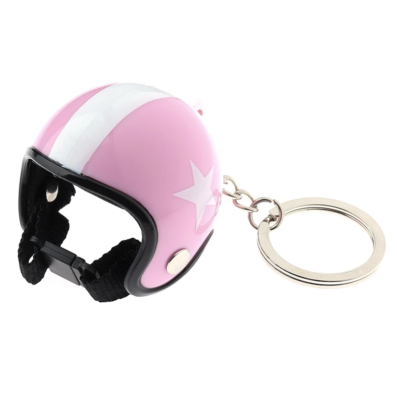Creative Motorcycle Keyring Helmet Key Chain Ring Keychain Hanging Pendant Well 