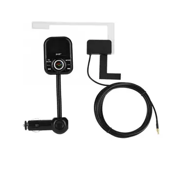 

Digitabl Car DAB/DAB + Radio Receiver LCD Screen FM Transmitter USB Bluetooth AUX TF Slot with Antenna Mini Radio