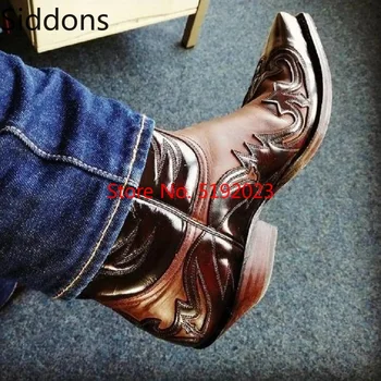 

Winter Ankle Boots Men Shoes Appliques Vintage Classic Male Casual Motorcycle Boot Zapatos De Hombre Fashion Shoes Men D139
