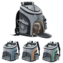 Сумка для собак, кошек, дышащий рюкзак для собак, большая вместительность, переносная сумка для путешествий, рюкзак для домашних животных