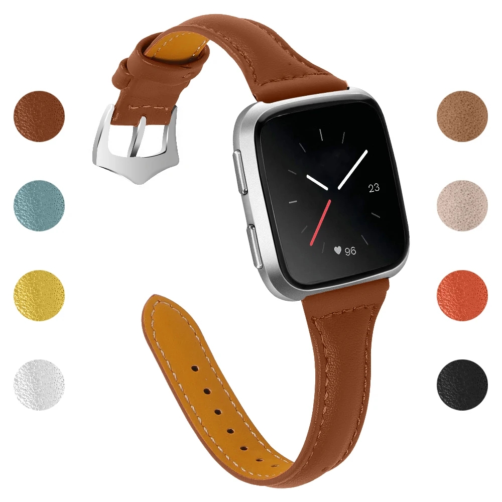 Joyozy модный персональный 20 мм ремешок для часов серии versa versa2 классический кожаный ремешок для fitbit versa 2