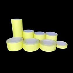Autocollant en tissu réfléchissant, pour sac de voiture, casque, bricolage, découpe, plusieurs tailles, Fluorescent, jaune 