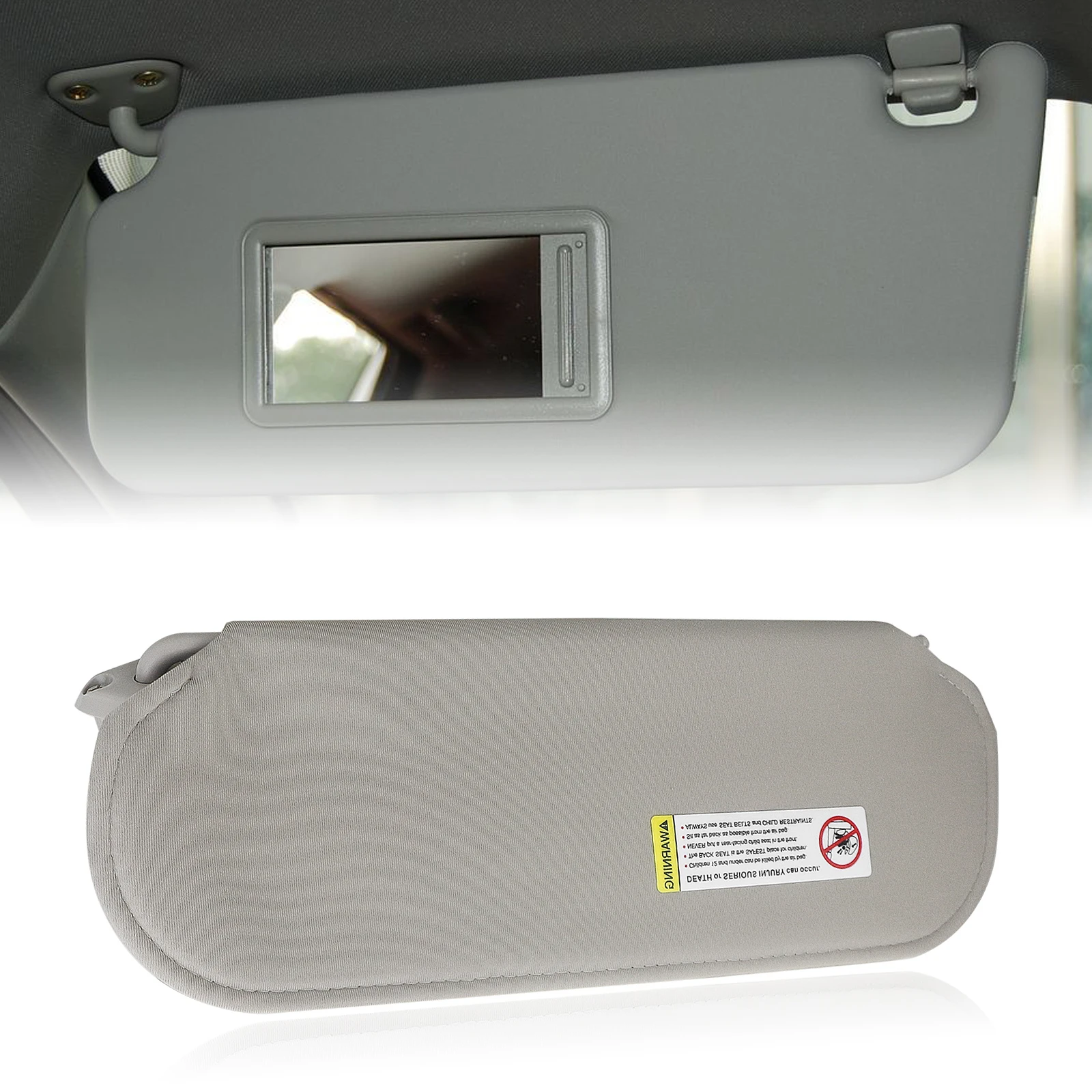 

For Chevy GMC Savana Gray Front Sunvisor Cover Left Driver Car Right Side Front Window Shield Blind Sun Visor Sunshade Shade