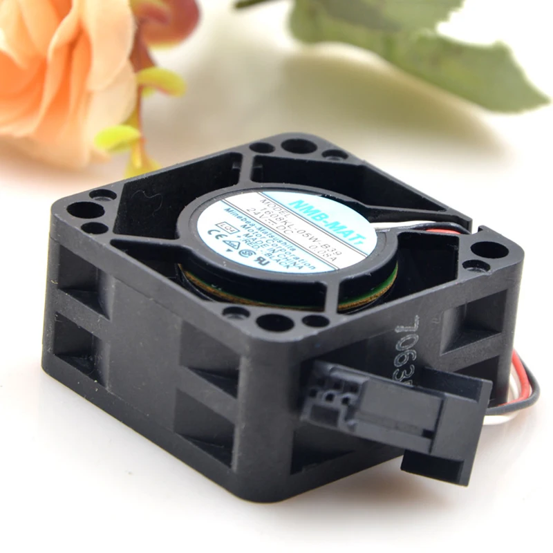 NMB-MAT 1608KL-05W-B39 DC 24V 0.07A высотой 4 см; 40x40x20 мм 3 провода Сервер вентилятор охлаждения