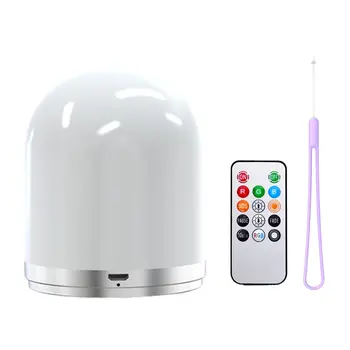 

Colorful RGB LED Night Light Remote Control Adjustable Bedroom Bedside Lamp for Children Baby Gift Eye Protection Desktop Lamp