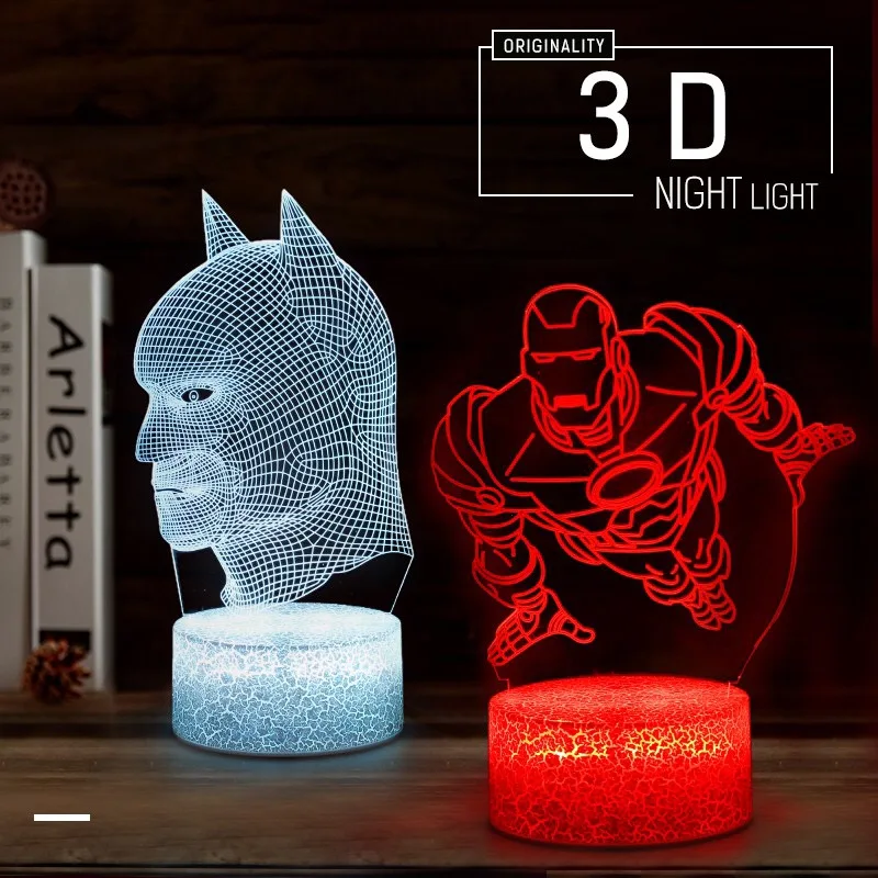3D светодиодный ночной Светильник новинки 2019 праздник Рождество вечерние
