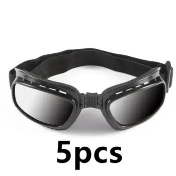 

5pcs Universal Motorcycle Glasses Motorcycle Glasses Sun Glasses Windproof Riding Motor Goggles Cycling Outdoor Shade Goggles