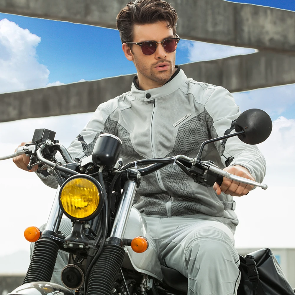 DUHAN мотоциклетная куртка, Мужская мотоциклетная куртка, сетчатая куртка, одежда для езды на мотоцикле, дышащая гоночная куртка, мотоциклетная летняя куртка