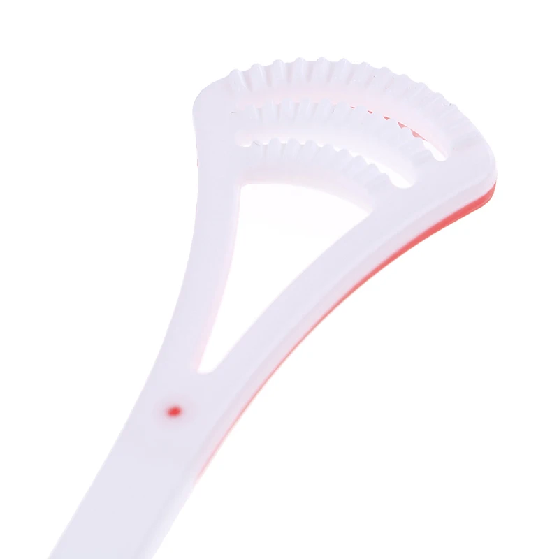 2PCS/Lot Plastic Tongue Tounge Cleaner Scraper Care Professional Oral Hygiene Mouth Random Tongue Cleaner Scraper