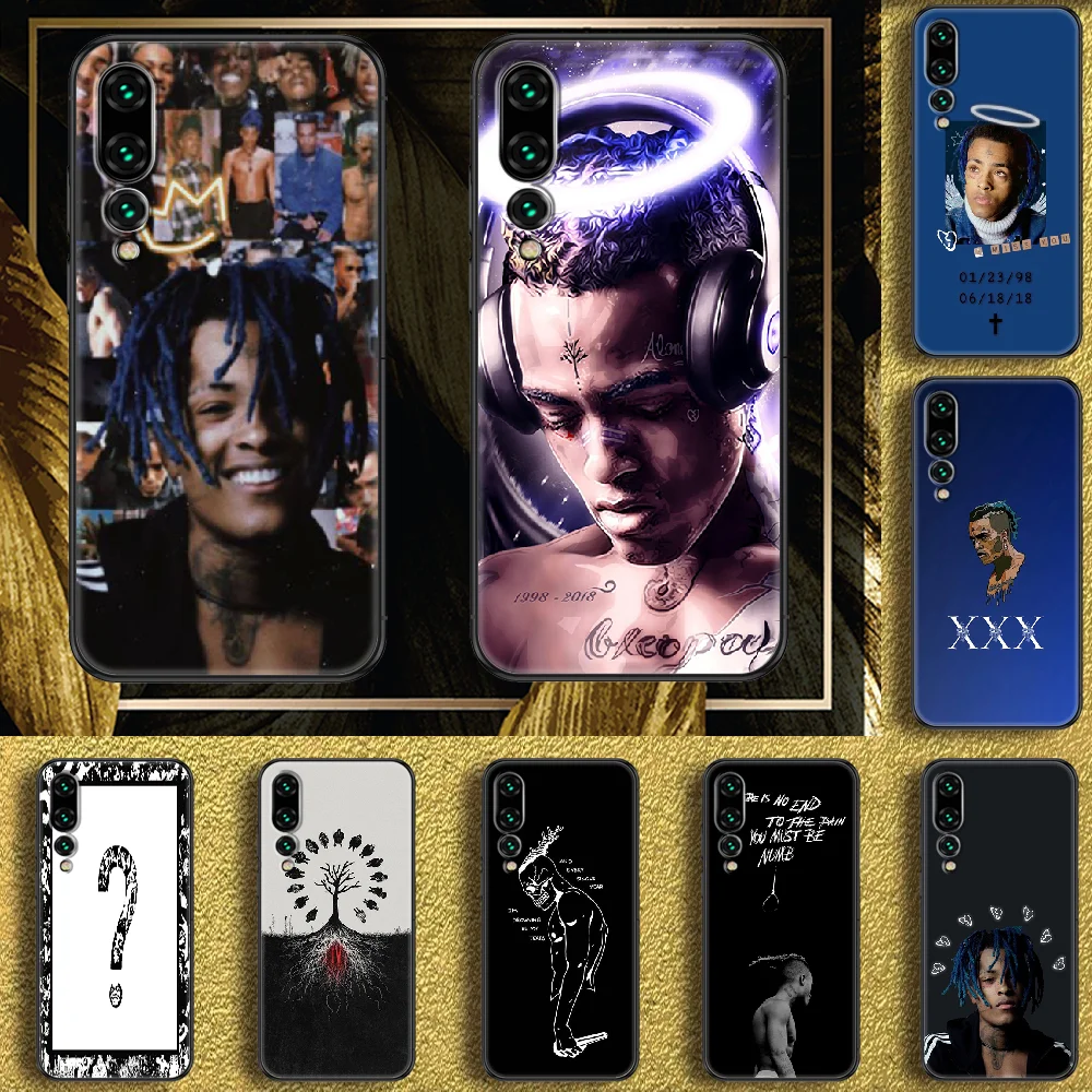 Rapper XXXTentacion XXX Phone case For Samsung Galaxy A 3 5 7 8 10 20 21 30 40 50 51 70 71 E S 2016 2018 4G black pretty Etui | Мобильные