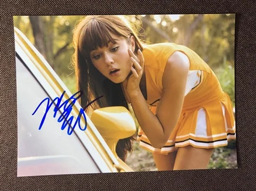 8 Ручная подписка Mary Elizabeth Winstead фото с автографом 5*7 дюймов 89K - Цвет: 8