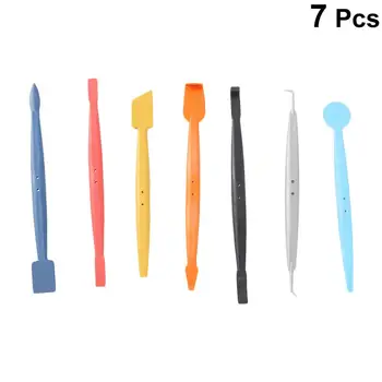 

7pcs Car Film Tools Set Magnetic Stick Cutter Wrapping Scraper Squeegee Carbon Fiber Car Stickers Film Install Vinyl Wrap Tools