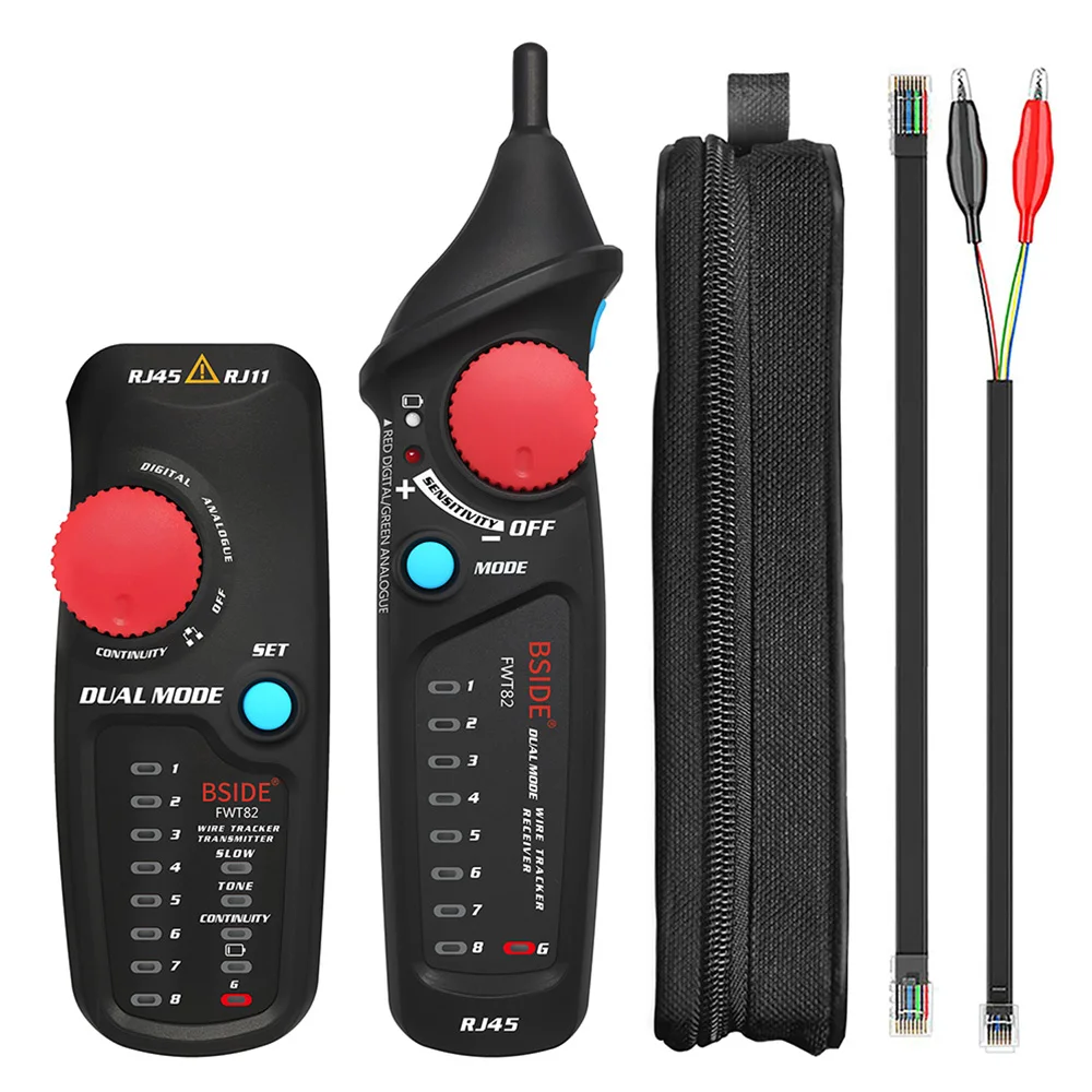

Hidden Wiring Circuit Breaker Finder Wire Tracker Network Cable Tester Wire Toner Ethernet LAN Circuit Tester Analyzer Detector