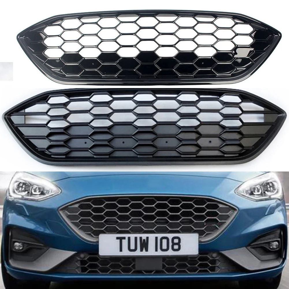 Передняя решетка для гриля подходит Ford Focus ST Line MK4 2019 матовый глянцевый