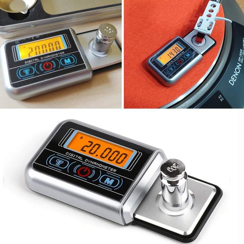 0.005g Mini Digital Turntable Stylus Force Scale Gauge Led Arm Load