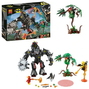 

New 419pcs Super Heroes Batman Mech vs. Poison Ivy Mech Building Blocks Batman Model DC Toys