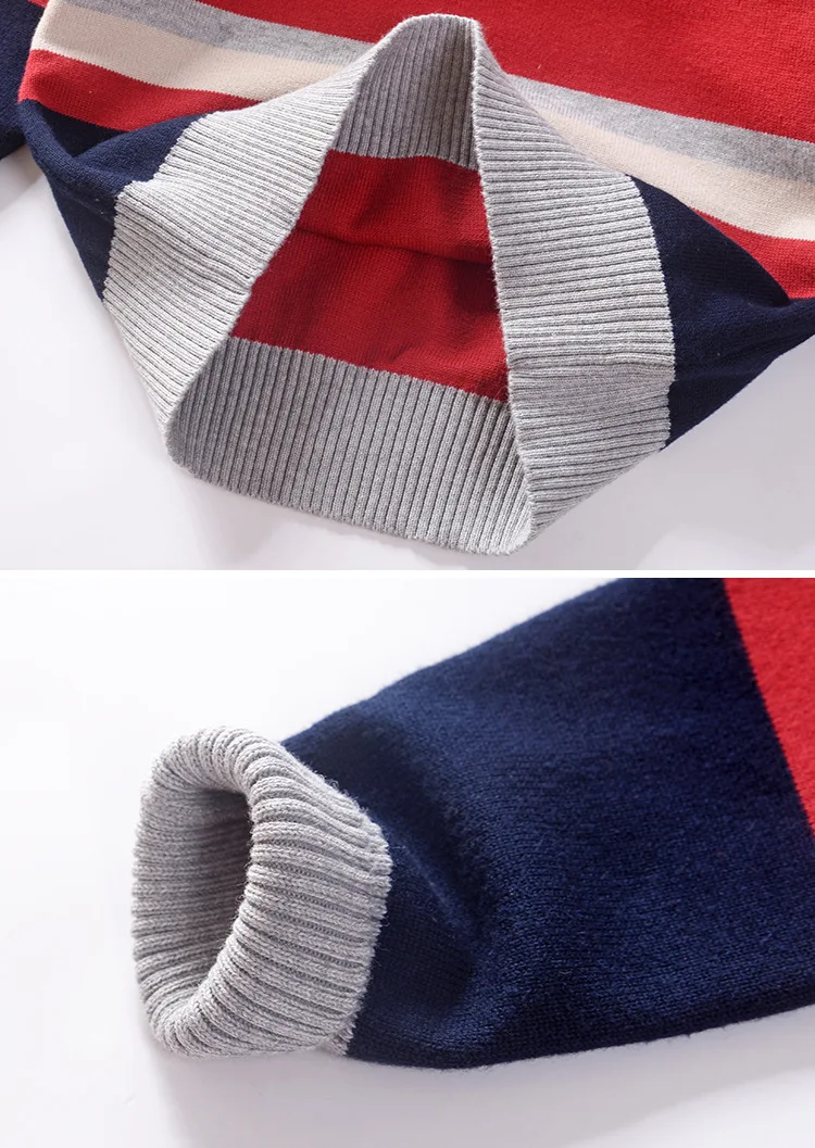 Комплекты для мальчиков пуловер 19 осень и Новинка зимы Стиль детское платье с вырезом лодочкой, свитер с круглым вырезом 2 до 7 лет Детский свитер тонкой