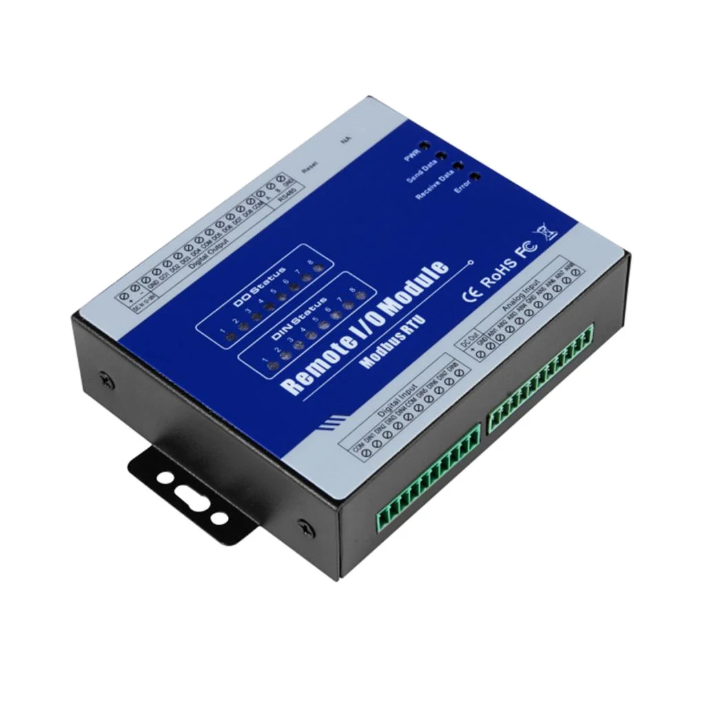 M330 Modbus RTD Remote IO Module (8AI) RS485 Data Acquisition Module Support Modbus TCP Security System