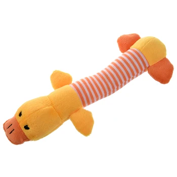 

New Dog Toy Pet Puppy Plush Sound Chew Squeaker Squeaky Toys (Duck)