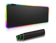 Tapete do rato do jogo da mesa do computador do jogo do tapete do rato xxl com backlit