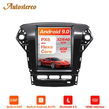 

For Ford Mondeo/Fusion MK4 11-13 Tesla Style Android 9 Car GPS Navigation Stereo Head Unit Multimedia Player Radio Tape Recorder