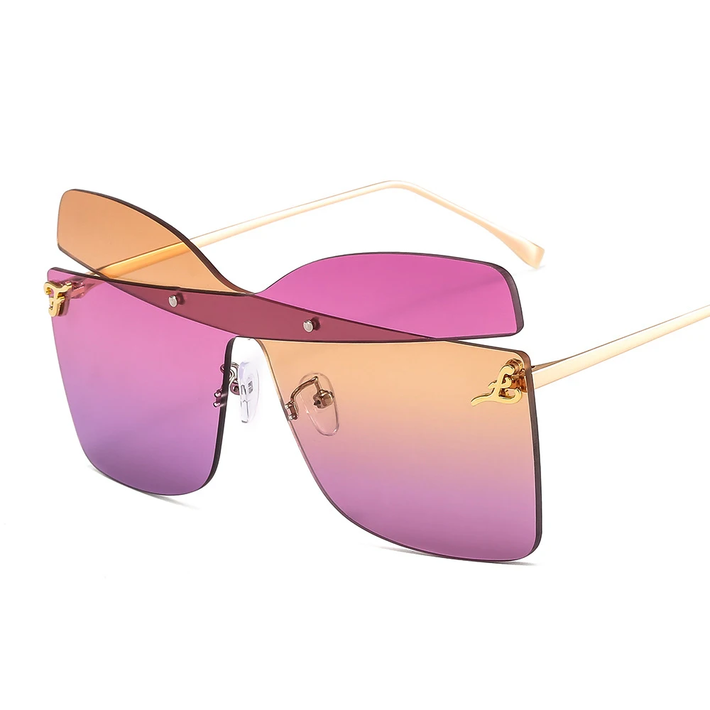 C6 Sunglasses Солнцезащитные очки с бабочкой, женские брендовые дизайнерские солнцезащитные очки Cateye с градиентными линзами, женские очки UV400 Lentes De Sol Hombre - Цвет линз: C6 Sunglasses