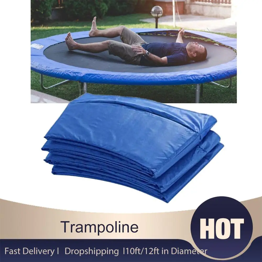 10ft/12ft in Diameter Trampoline Edge Cover Spring Cover UV Resistant Edge Protector Safety Waterproof PVC Safety Pad trampoline|Trampolines| - AliExpress
