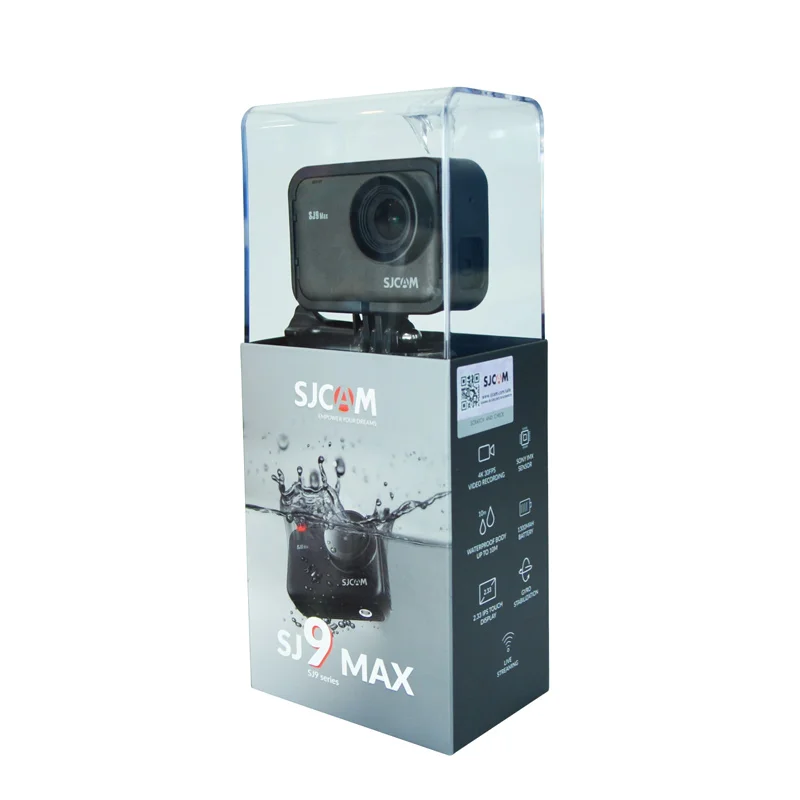 SJCAM SJ9 серия SJ9 Strike/Max GYRO/EIS 10 м Корпус Водонепроницаемый 4 к Экшн-камера потоковая 2,4 г Wifi спортивная видеокамера DVR камера