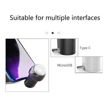 

Mini Portable Mobile Phone Razor Men Electric Shaver UV Disinfection Safe Shaving Device for An-droid USB Type-c